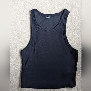 Aritzia Sunday Best Black Racerback Tank Size Small